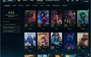 CONTA DE  LOL PLAT 1 - 395 SKINS