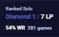 CONTA DIAMANTE LOL