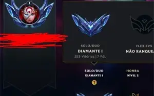 CONTA DIAMANTE LOL