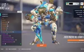 ACC OW2 LIMITED SKINS + 1085 OWL TOKENS
