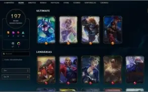 CONTA LOL DIAMANTE 2 198 SKINS