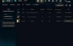 Conta ouro 1 com 21 Champs e 3 Fragmentos de skins