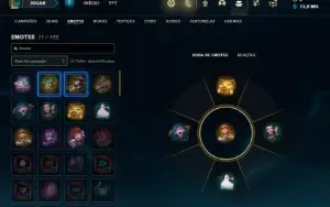Conta ouro 1 com 21 Champs e 3 Fragmentos de skins