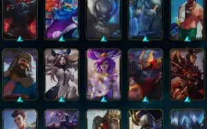 conta lol 245 skins