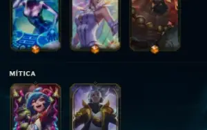 conta lol 245 skins