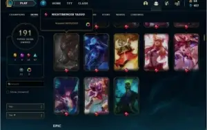 CONTA LOL - 118 CAMPEÕES E 191 SKINS