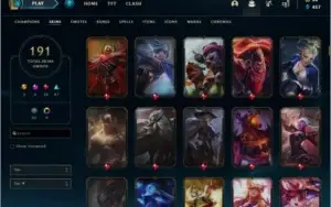 CONTA LOL - 118 CAMPEÕES E 191 SKINS