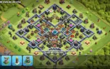 Conta centro da vila 13 clash of clans