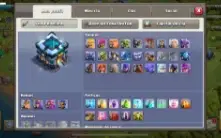 Conta centro da vila 13 clash of clans