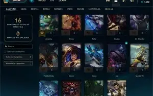 Conta Platina 4 - Smurf LOL (league of legends) ELOMOON
