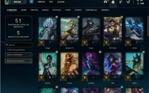 Conta ouro 4 com 42 Champs e 3 Skins ( EMAIL NÃO CONFIRMADO)
