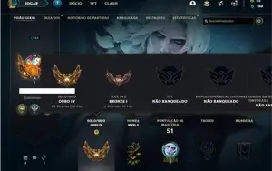 Conta ouro 4 com 42 Champs e 3 Skins ( EMAIL NÃO CONFIRMADO)