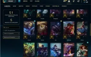 Conta ouro 4 com 42 Champs e 3 Skins ( EMAIL NÃO CONFIRMADO)