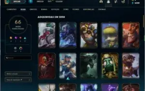 CONTA LEAGUE OF LEGENDS