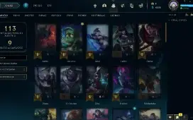 Conta de lol ex diamante atual platina 1