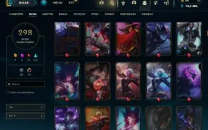 Fullacesso - Conta De 2017 - 298 Skins - Level 495 - 171 Cam