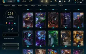 Fullacesso - Conta De 2017 - 298 Skins - Level 495 - 171 Cam
