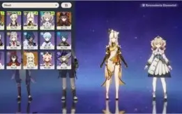 Conta genshin impact Xiao + Mona + Venti + Diluc