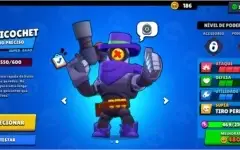 Conta com 16k+, 31 Brawlers, alguns com as PowerUps.