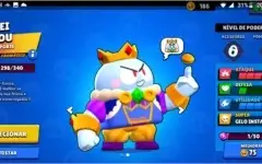 Conta com 16k+, 31 Brawlers, alguns com as PowerUps.