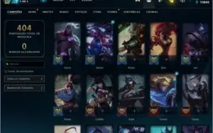 Conta no LoL + de R$4.500,00 em skins e ícones