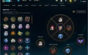 Conta no LoL + de R$4.500,00 em skins e ícones
