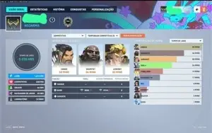CONTA OW2 FULL SKINS, SKINS CONTENDERS, SKINS OWL, TOKENSOWL