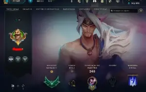 Conta Lol Esmeralda 4 Promoção Mtas Skin Pra Habilitar