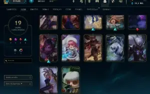 Conta Lol Esmeralda 4 Promoção Mtas Skin Pra Habilitar