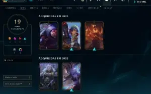 Conta Lol Esmeralda 4 Promoção Mtas Skin Pra Habilitar