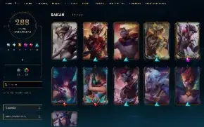 Conta League Of Legends 288 Skins Lvl 353