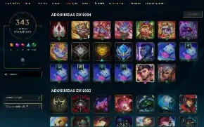 Conta League Of Legends 288 Skins Lvl 353
