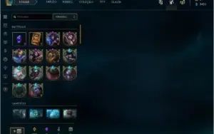 Conta LoL - todos os campeóes - 123 skins
