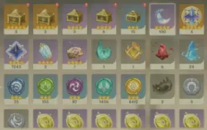 Navia C2 R1 + Ayaka C0 R1 + Tighnari + 2 Espinha Celestial