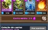 Clash Royale Lv 11 Arena 10 Quase 11 - Conta está parada.