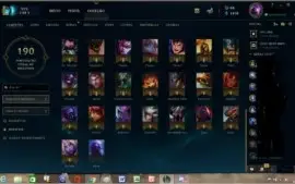Conta Lol 2017