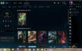 Conta Lol 2017
