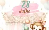 Convite animado no canva com musica