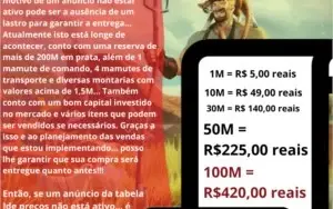Silver Prata Albion Online 1m R$5,00 Reais