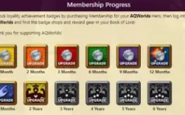 Conta AQW +12 ANOS e +1000 itens