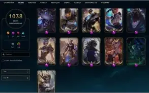 Conta LoL Blizcrank Enferrunjado PAX Platina 3 1038 Skins
