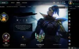 Conta LoL Platina 3