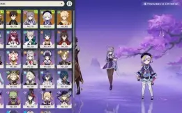 AR45 – Itto com BIS + Zhongli com BIS + Keqing + Qiqi + Arco