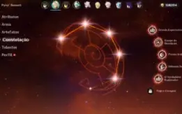 Conta Genshin Impact AR 57 12 personagens 5 estrelas!!