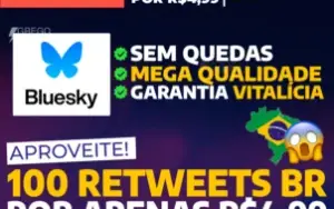 [Promoção] 100 Retweets BlueSky por apenas R$ 4,99