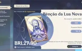 Conta AR 52 com Ganyu + Ayato
