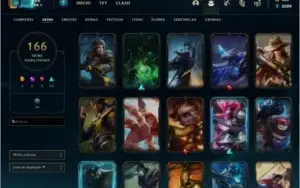 CONTA DE LOL 166SKIN LIMPA COM TODOS OS DADOS