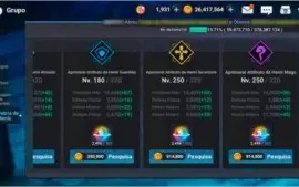 Account GrandChase Mobile Server Western 997k PB