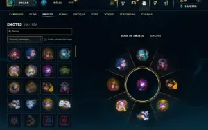 Mestre com 31 Champs e 1 Skin + 16 Fragmentos