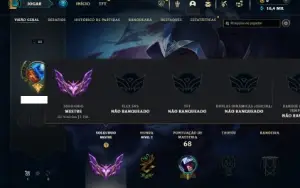 Mestre com 31 Champs e 1 Skin + 16 Fragmentos